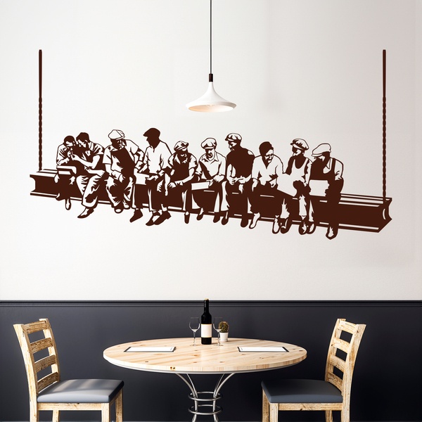 Wall Stickers: Lunch workers