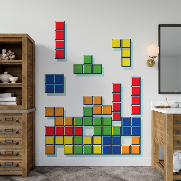 Wall Stickers: Tetris Pieces