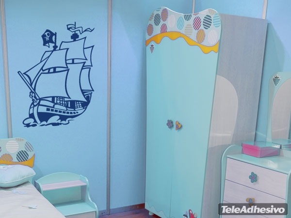 Stickers for Kids: Pirate Ship