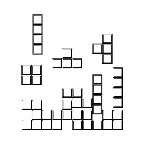Wall Stickers: Tetris puzzle