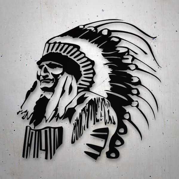 Car & Motorbike Stickers: Great Indian Chief