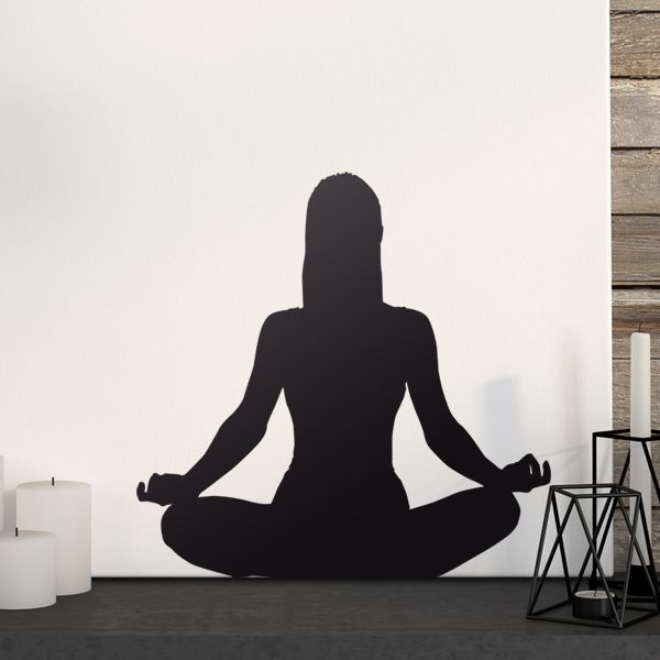 Wall Stickers: Silhouette Yoga