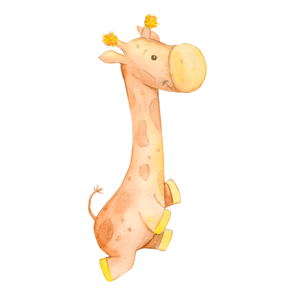 Stickers for Kids: Giraffe child