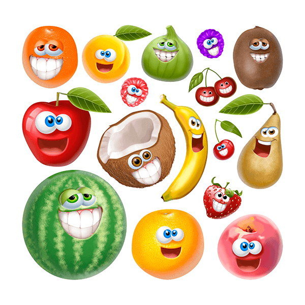 Stickers for Kids: Fruit kit