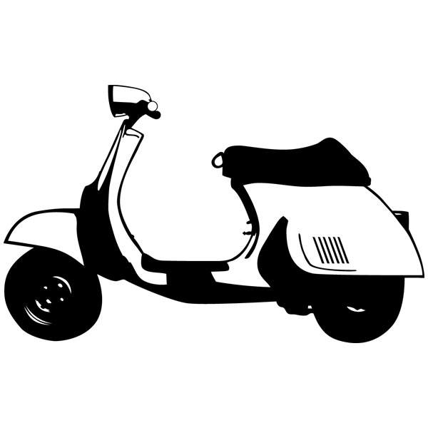 Wall Stickers: Scooter Vespa
