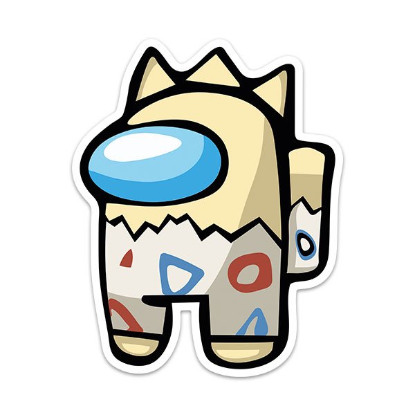 Stickers for Kids: Among Us Togepi