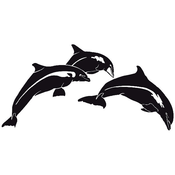 Wall Stickers: Happy dolphins