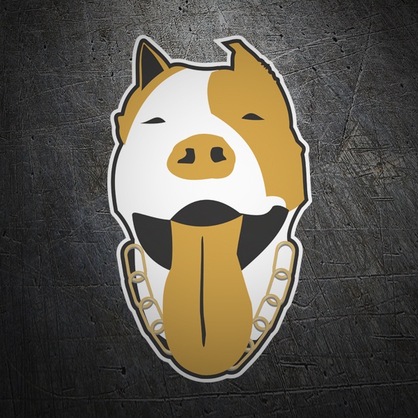 Car & Motorbike Stickers: American Pitbull Terrier