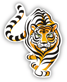 Car & Motorbike Stickers: Sumatran Tiger