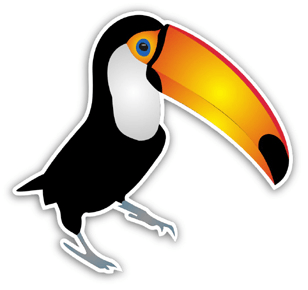 Car & Motorbike Stickers: Toucan