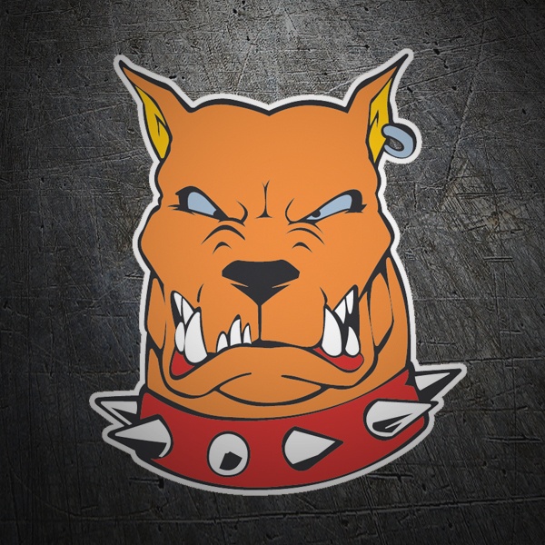 Car & Motorbike Stickers: Rabid dog