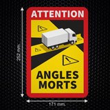 Car & Motorbike Stickers: Dead Angles Trucks 3
