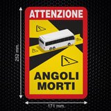 Car & Motorbike Stickers: Attenzione, Angoli Morti Bus 3
