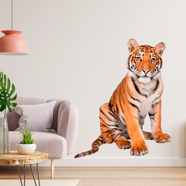 Wall Stickers: Young Siberian tiger