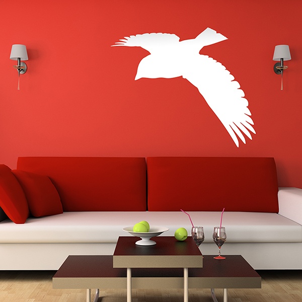 Wall Stickers: Flying pigeon silhouette