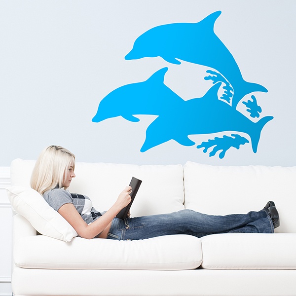 Wall Stickers: Dolphins silhouette