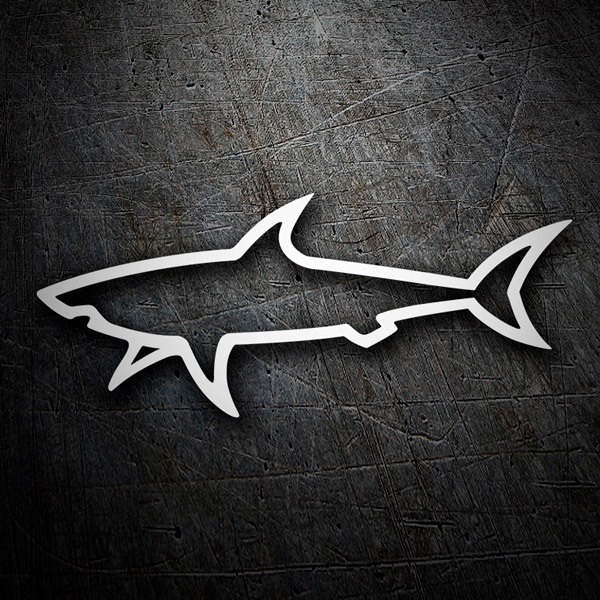 Car & Motorbike Stickers: Shark silhouette