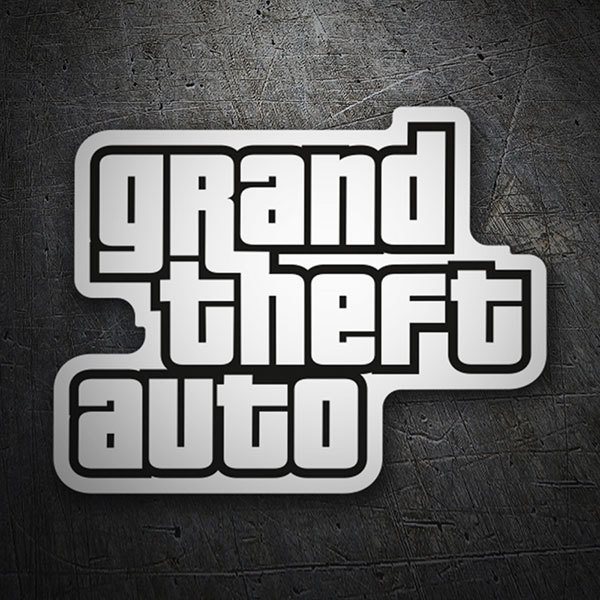 Car & Motorbike Stickers: Grand Theft Auto Logo