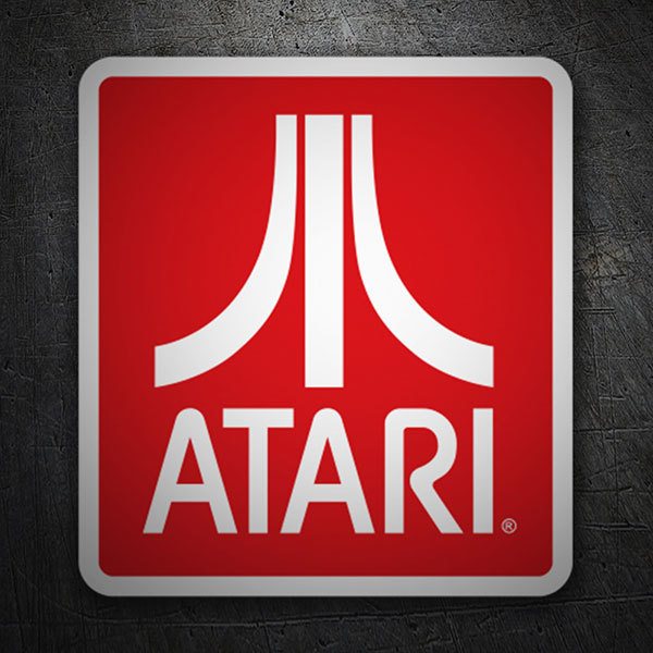 Car & Motorbike Stickers: Atari Logo