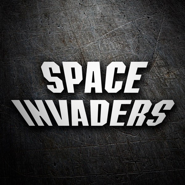 Car & Motorbike Stickers: Space Invaders Logo