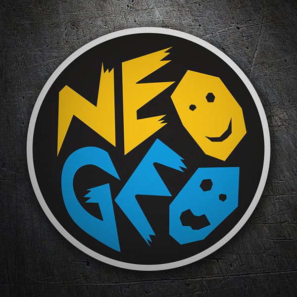 Car & Motorbike Stickers: Neo-Geo Faces