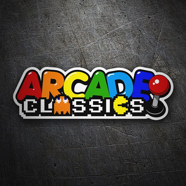 Car & Motorbike Stickers: Arcade Classics