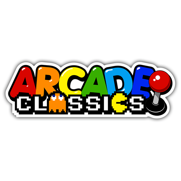 Car & Motorbike Stickers: Arcade Classics