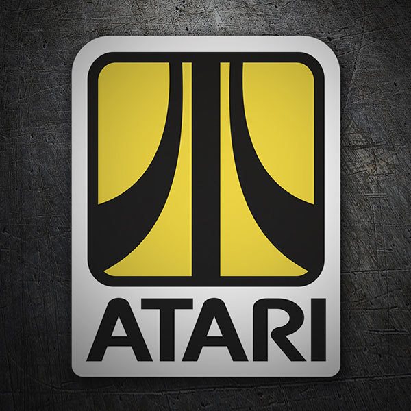 Car & Motorbike Stickers: Atari Retro