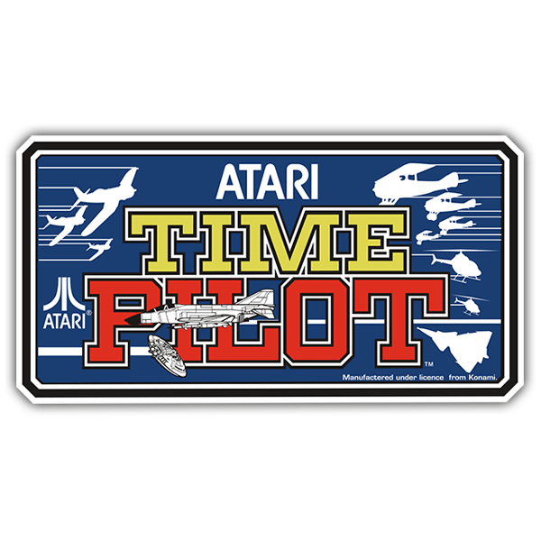 Car & Motorbike Stickers: Time Pilot