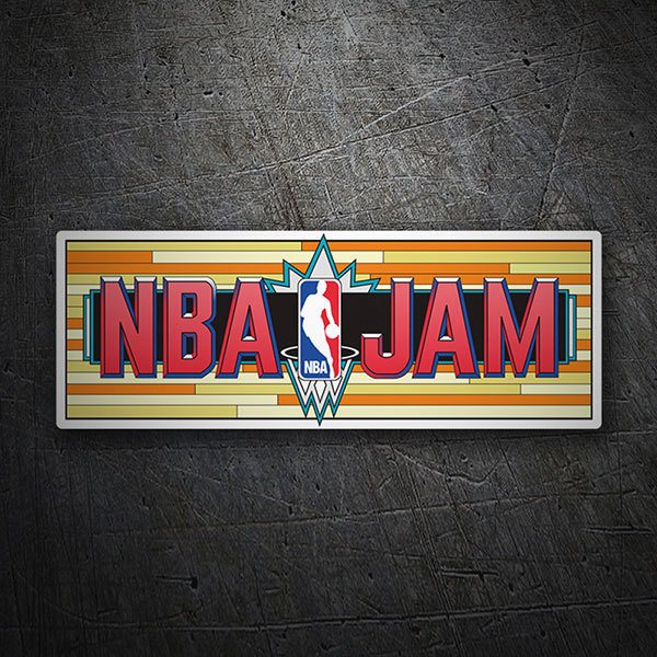 Car & Motorbike Stickers: NBA Jam