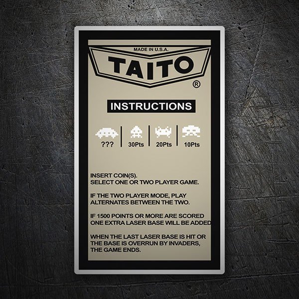 Car & Motorbike Stickers: Taito Instructions