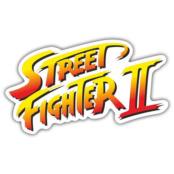 Car & Motorbike Stickers: Street Fighter II Logo