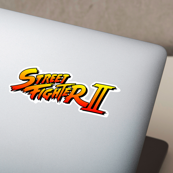 Car & Motorbike Stickers: Street Fighter II Logo Shadow