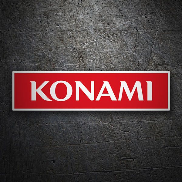 Car & Motorbike Stickers: Konami Logo