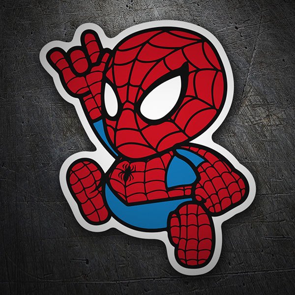 Car & Motorbike Stickers: Spiderman Cartoon