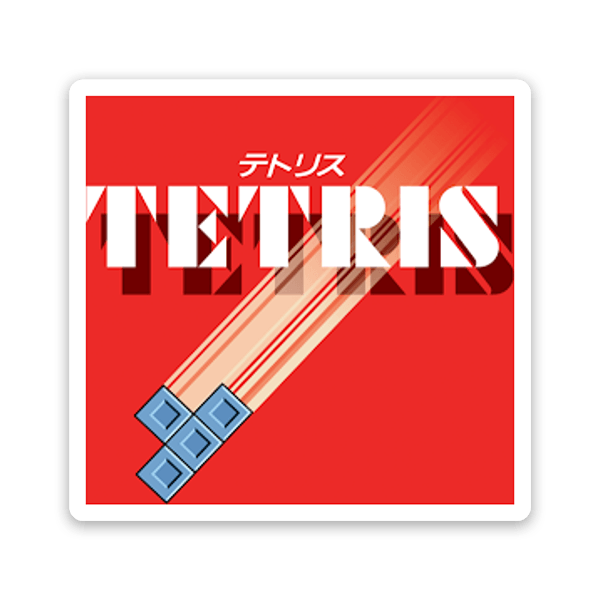 Car & Motorbike Stickers: Tetris, Japanese version