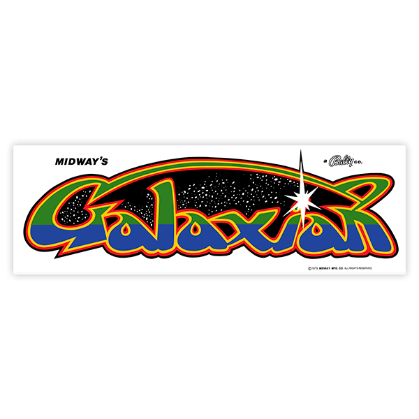 Car & Motorbike Stickers: Galaxian