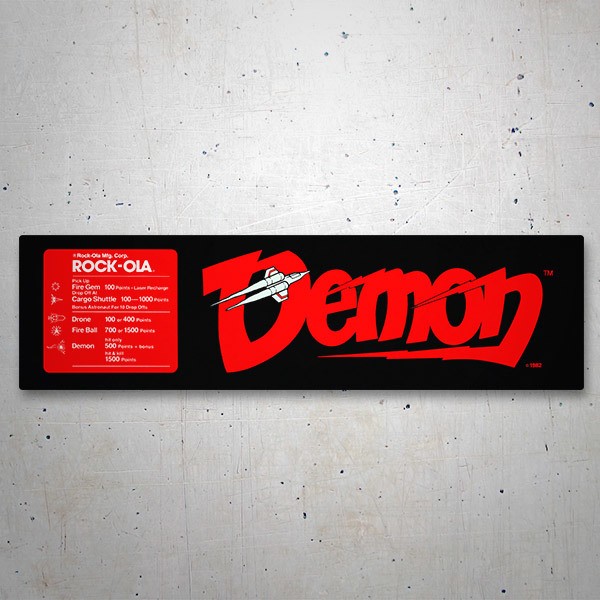 Car & Motorbike Stickers: Demon