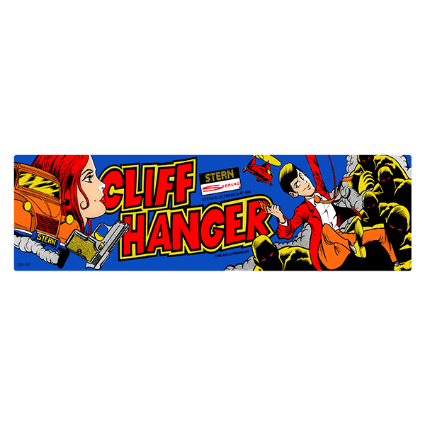 Car & Motorbike Stickers: Cliff Hanger