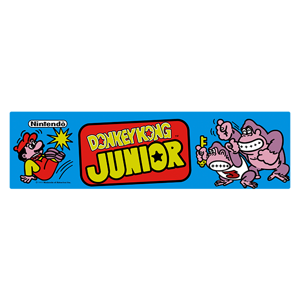 Car & Motorbike Stickers: Donkey Kong Junior