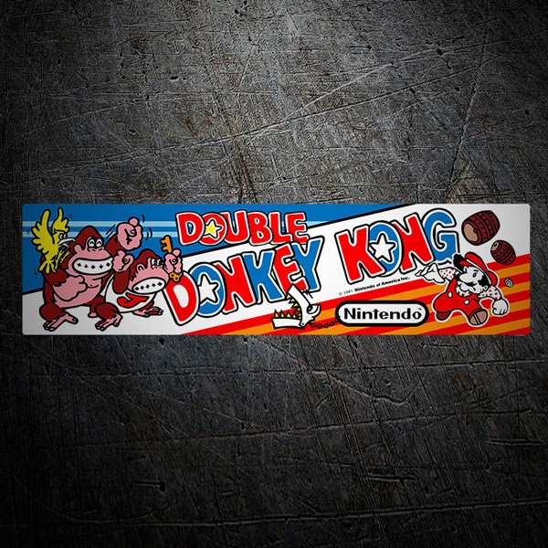 Car & Motorbike Stickers: Double Donkey Kong