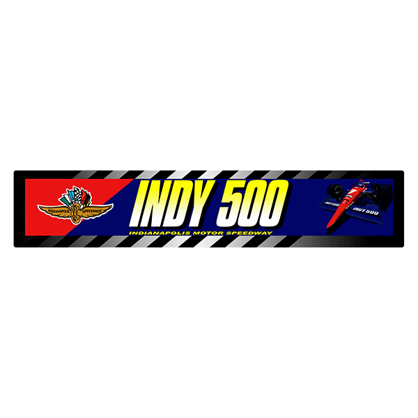 Car & Motorbike Stickers: Indy 500