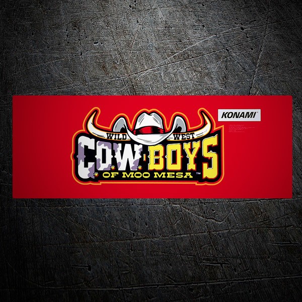 Car & Motorbike Stickers: Cowboys of Moo Mesa
