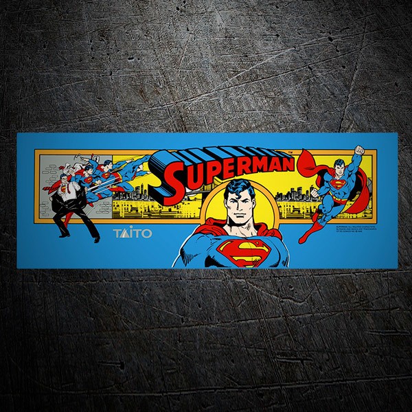 Car & Motorbike Stickers: Superman Taito