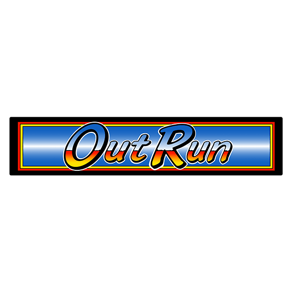Car & Motorbike Stickers: Out Run