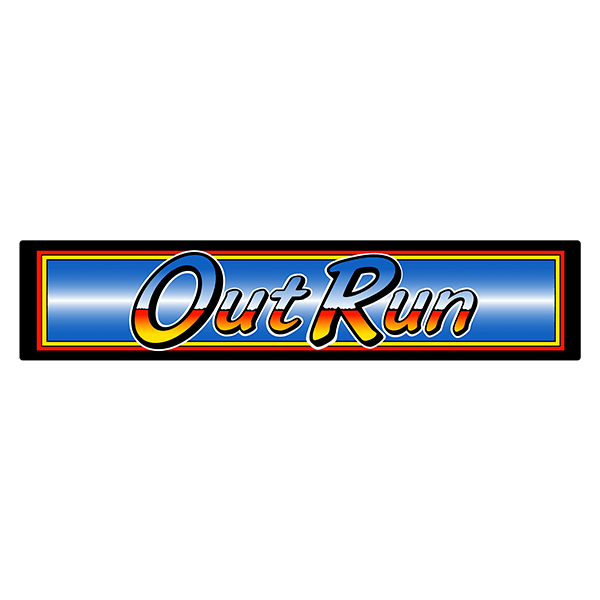 Car & Motorbike Stickers: Out Run 