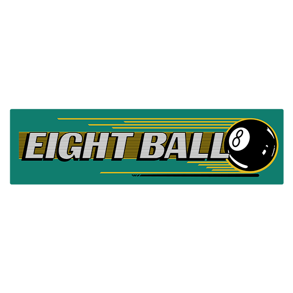 Car & Motorbike Stickers: Eight Ball