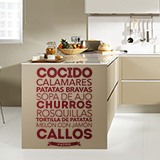 Wall Stickers: Gastronomy in Madrid 3