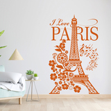 Wall Stickers: I Love Paris 2