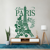 Wall Stickers: I Love Paris 4